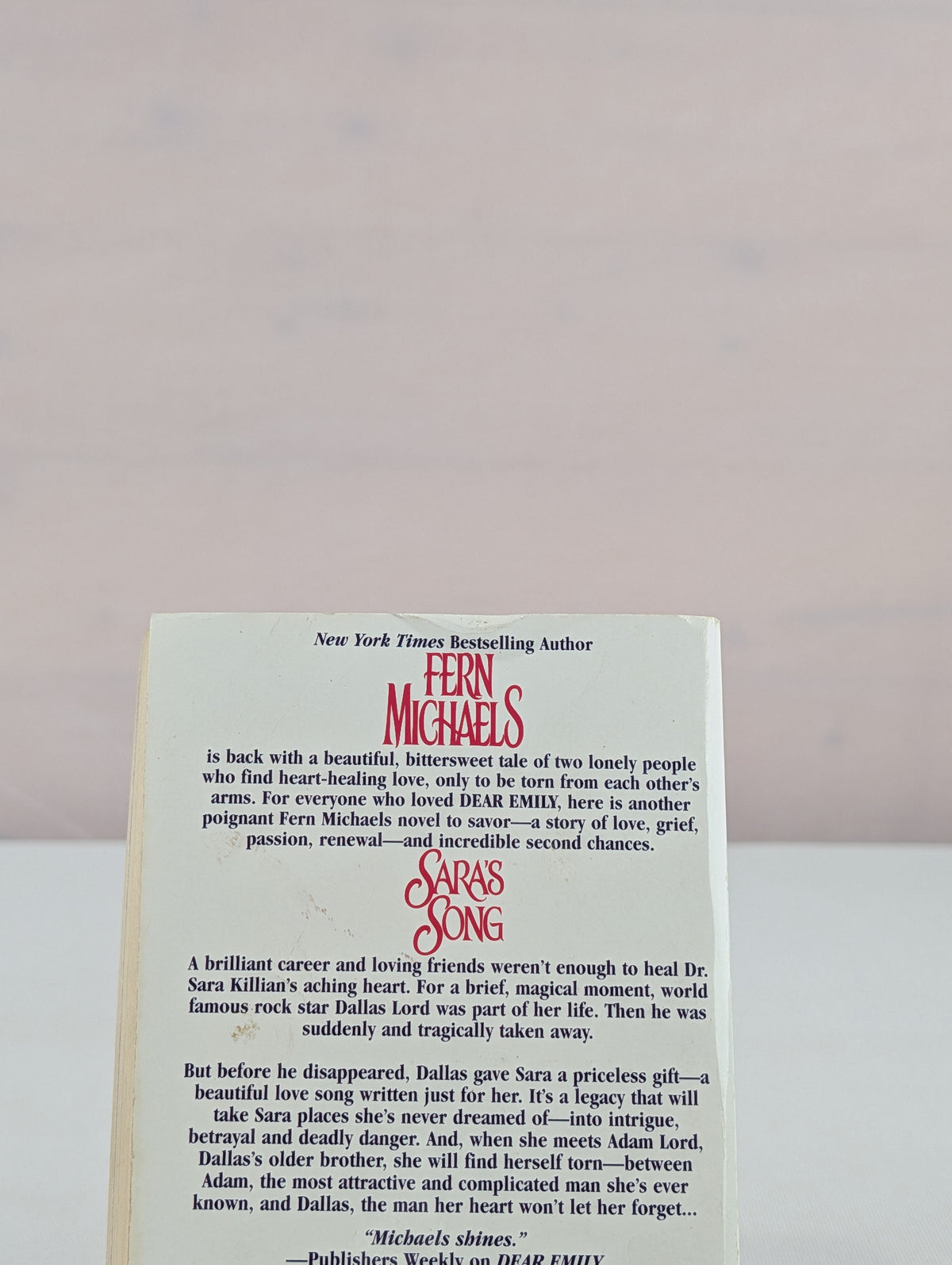 Sara's Song by Fern Michaels