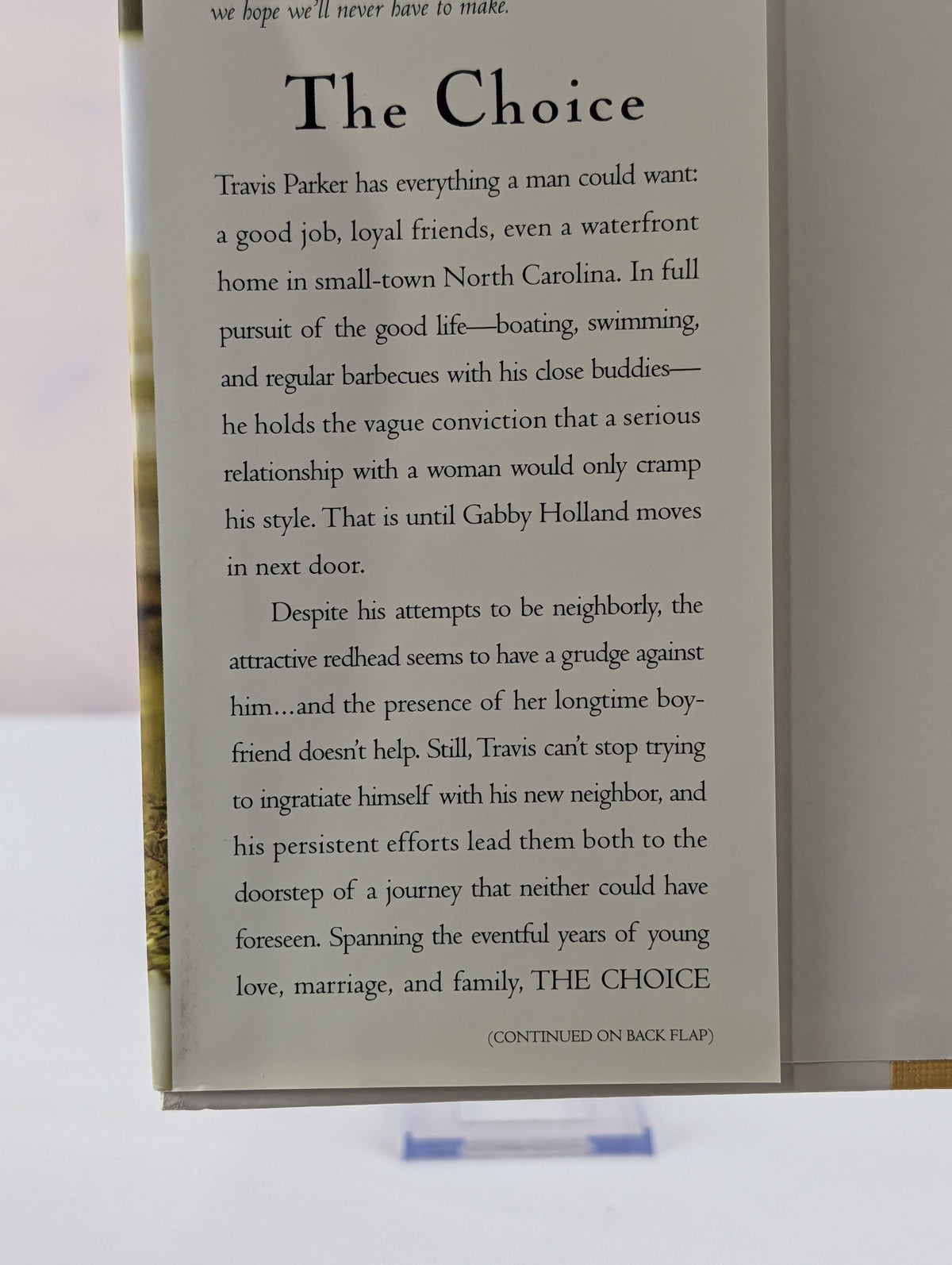 The Choice by Nicholas Sparks