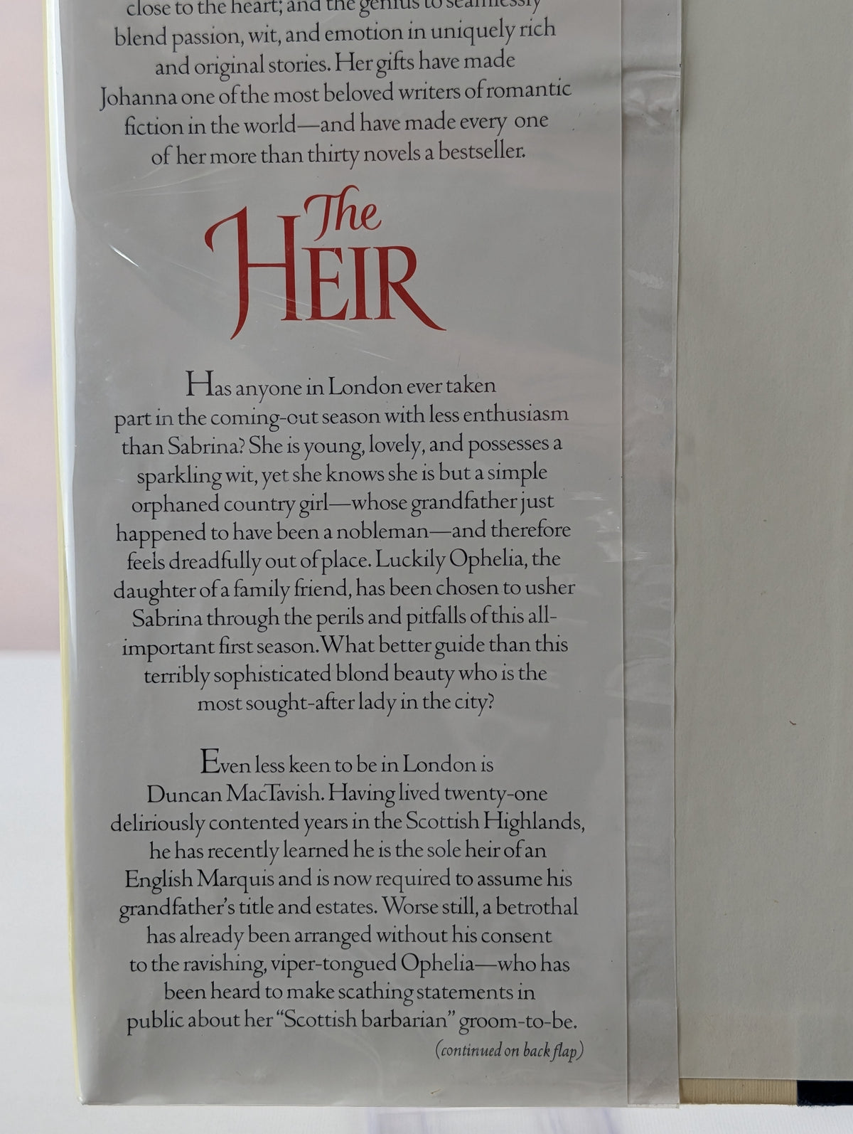The Heir by Johanna Lindsey