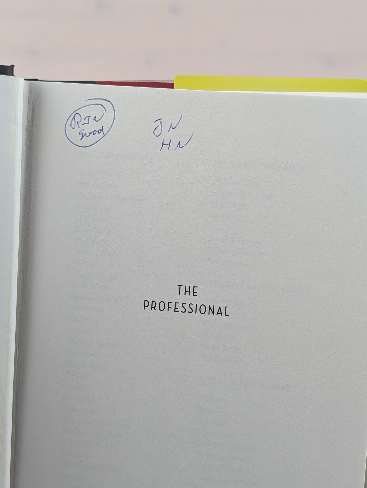 The Professional by Robert B. Parker