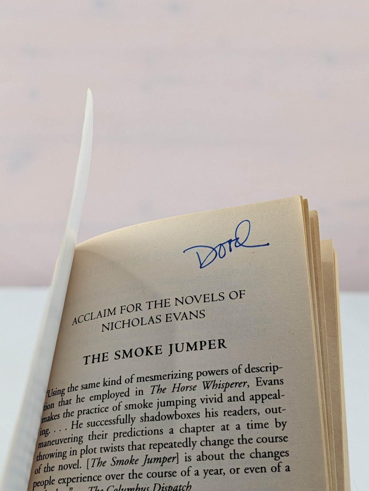 The Smoke Jumper: A Novel by Nicholas Evans