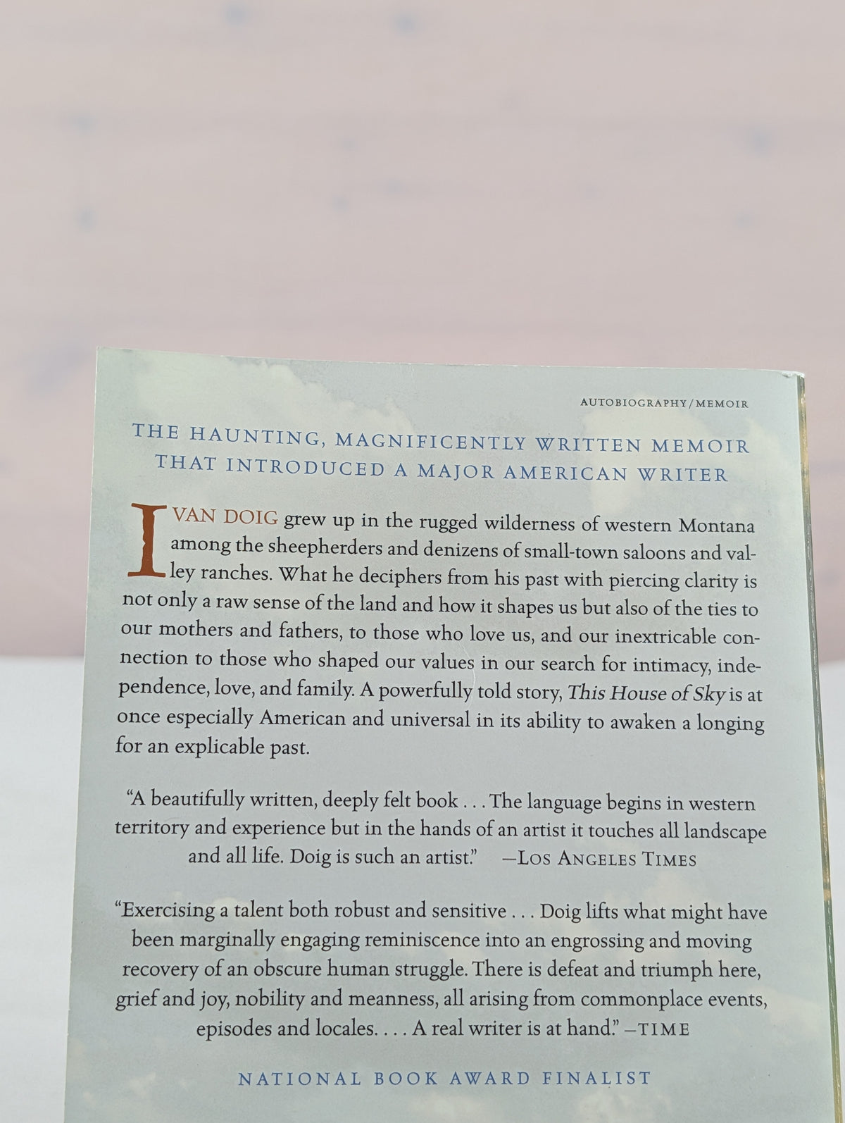 This House Of Sky: Landscapes of a Western Mind – A Powerful Memoir of the American West by Ivan Doig