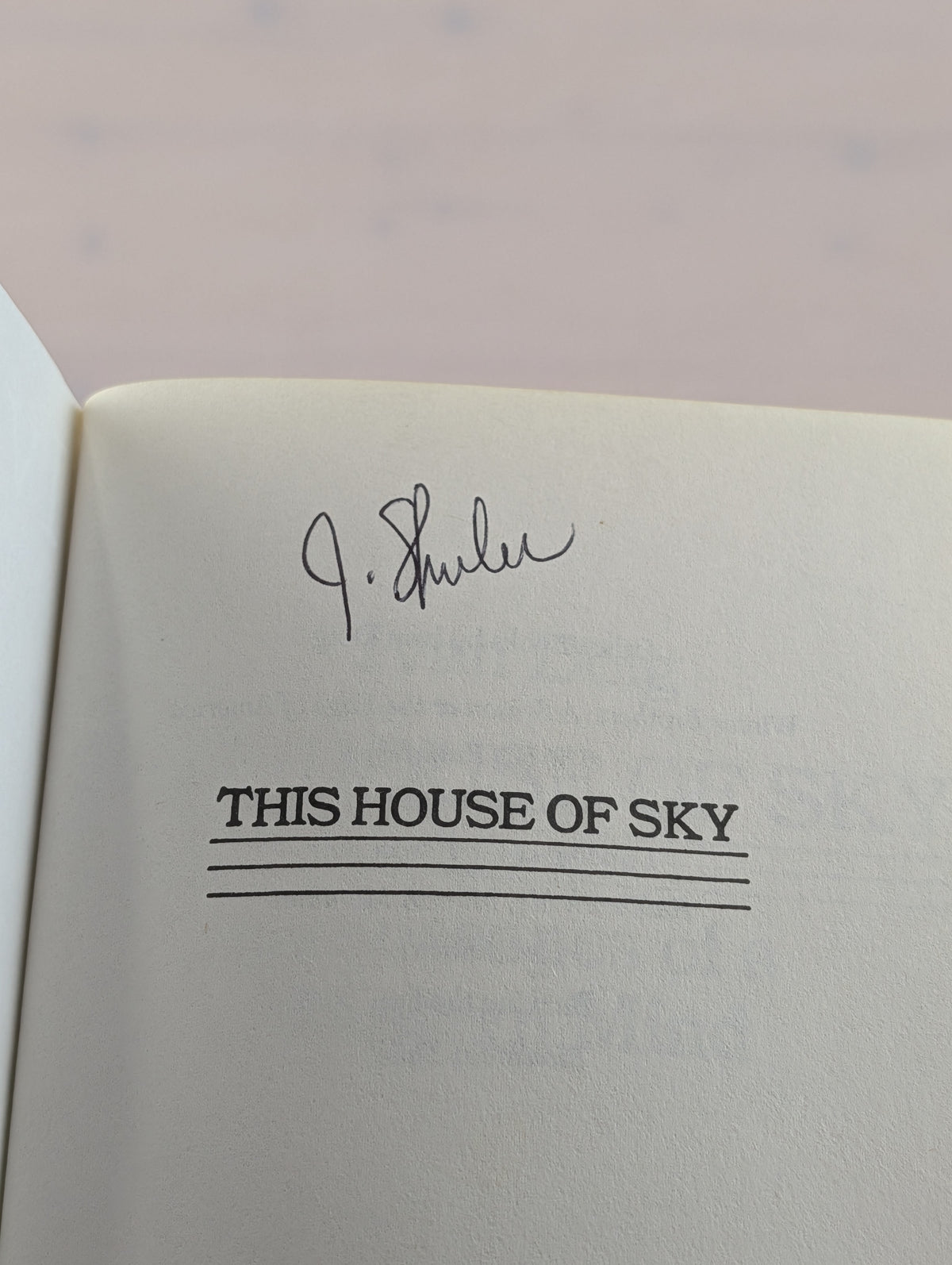 This House Of Sky: Landscapes of a Western Mind – A Powerful Memoir of the American West by Ivan Doig