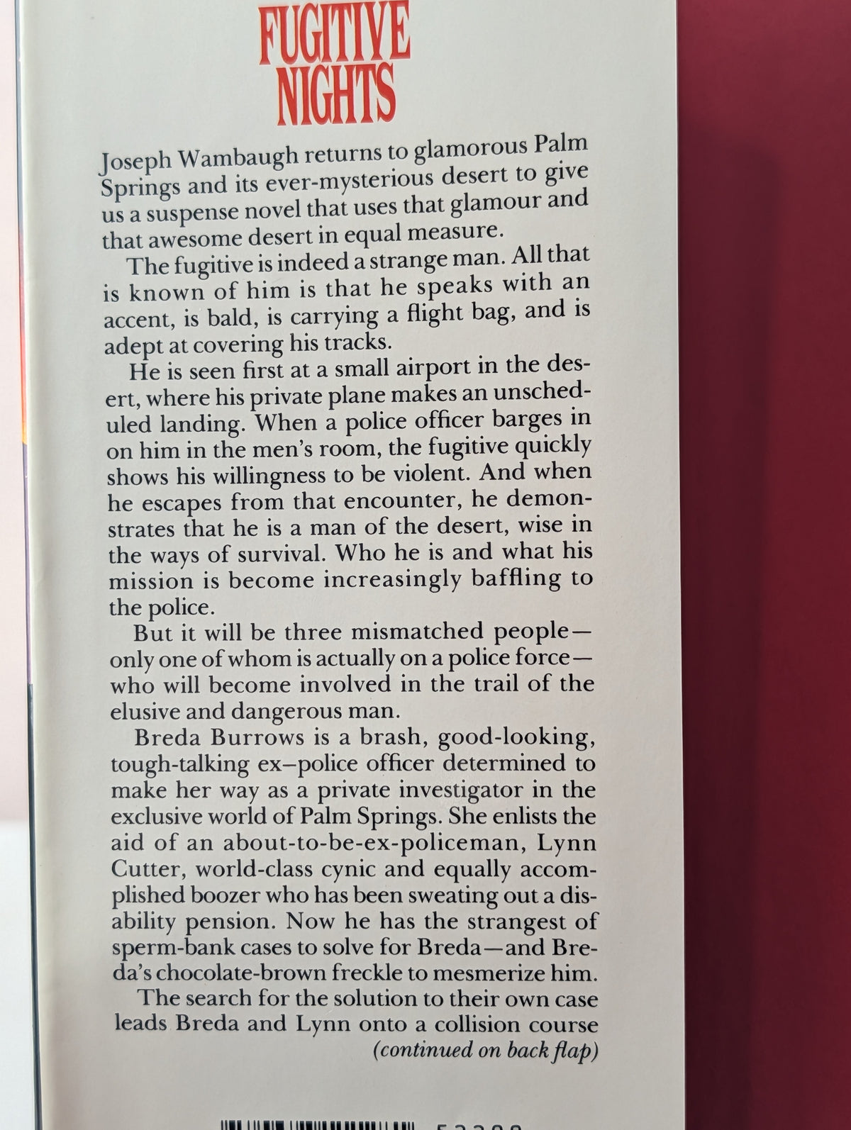 Fugitive Nights by Joseph Wambaugh