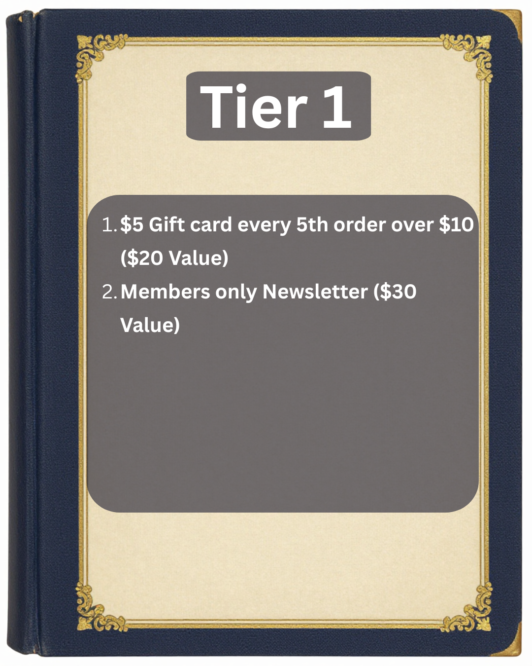 Tier 1 Membership